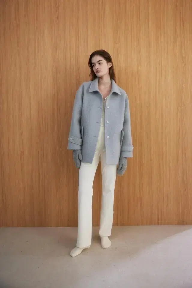 tannat Boucle half coat TANNAT | 타낫 Tannat Buckle Half Coat